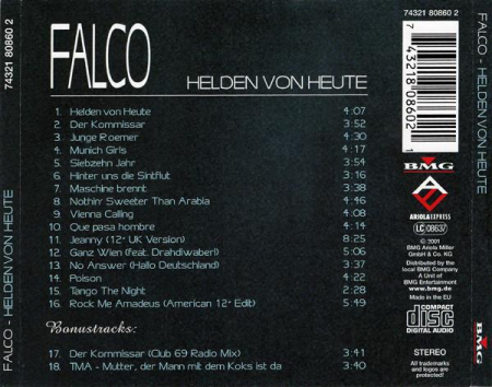 Falco - Helden Von Heute (CD) [1]