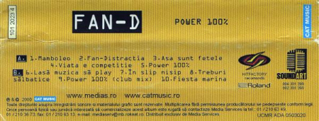 Fan D - Power 100%, (Casetă Audio) [1]
