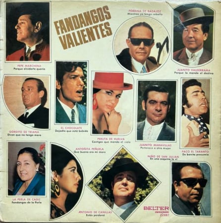 Muzică Ușoară - Fandangos Valientes, (Disc Vinil)