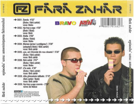 Fără Zahăr - Episodu' Unu - Amenințarea Faitonului , (CD) [1]