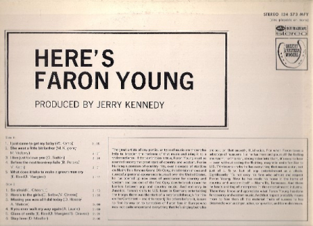 Faron Young - Here's Faron Young (Disc Vinil) [1]