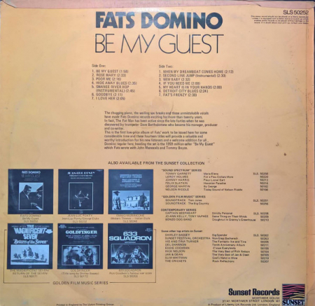 Fats Domino - Be My Guest, (Disc Vinil) [1]