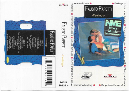 Casete audio - Fausto Papetti – Feelings (CASETA)