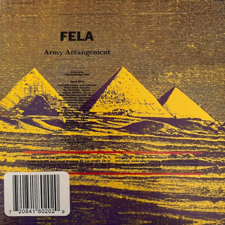 Fela Kuti - Army Arrangement, (CD) [1]