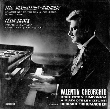Felix Mendelssohn-Bartholdy - Concert Nr. 1 Pentru Pian Și Orchestră În Sol Minor / Variațiuni Simfonice Pentru Pian Și Orchestră, (Disc Vinil) [0]