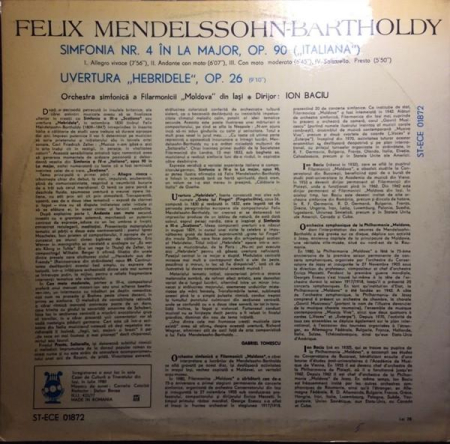 Felix Mendelssohn-Bartholdy - Simfonia Nr. 4 Italiana / Uvertura Hebridele [1]