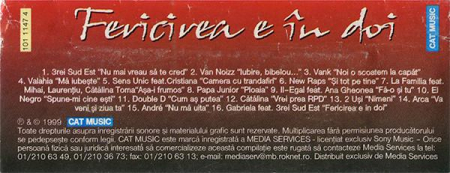Fericirea E În Doi , (Casetă Audio) [1]