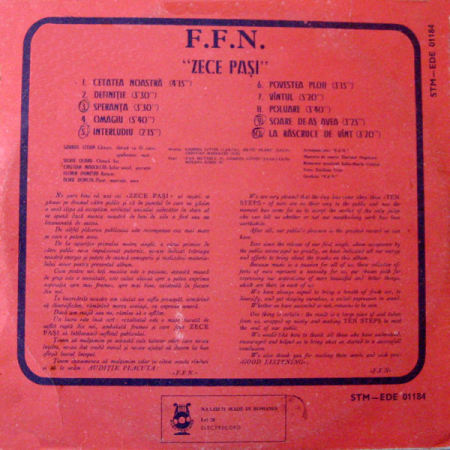 FFN – Zece Pași (VINIL) [1]