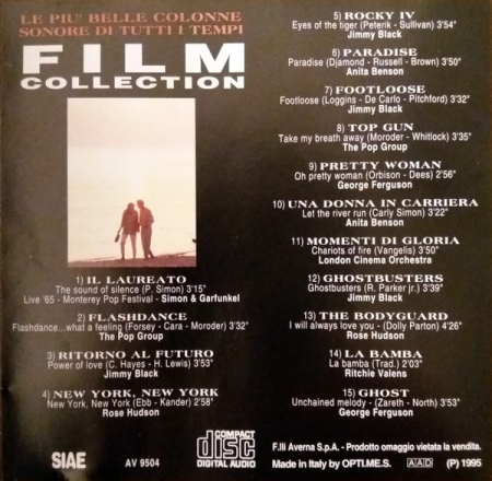Film Collection. Le più belle colonne sonore di tutti i tempi (CD) [1]