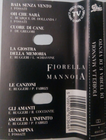 Fiorella Mannoia - Di Terra E Di Vento (Caseta Audio) [1]
