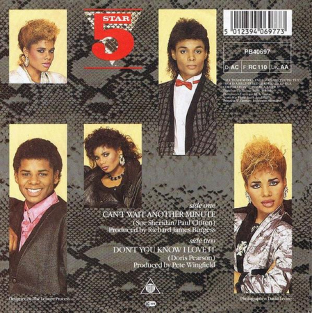 Five Star - Can't Wait Another Minute (7 Inch), (Disc Vinil) [1]