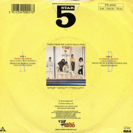 Five Star - Rain Or Shine (7 Inch), (Disc Vinil) [1]