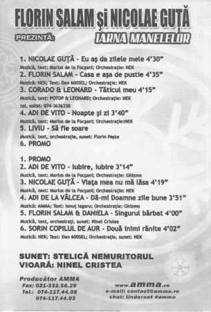 Florin Salam Și Nicolae Guță Prezintă: Iarna Manelelor (Caseta Audio) [1]