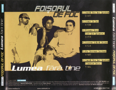 Foișorul de Foc - Lumea Fără Tine, (CD) [1]
