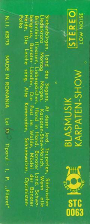 Formația Karpaten-Show - Blasmusik (Caseta Audio) [1]