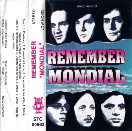 Casete audio - Formația "Mondial"* – Remember Mondial (CASETA AUDIO)