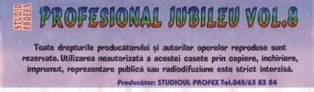 Formația Profesional - Vol. 8 Nevasta Periculoasă, (Casetă Audio) [1]