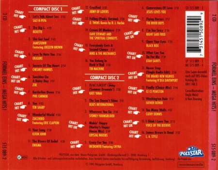 Formel Eins - Mega-Hits!, (CD) [1]