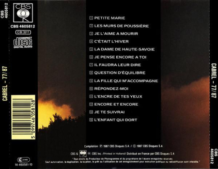 Francis Cabrel - Cabrel 77-87 [1]