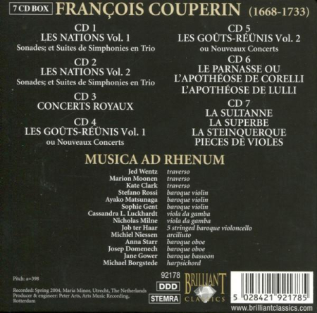 François Couperin - Chamber Music (Complete) (CD) [1]