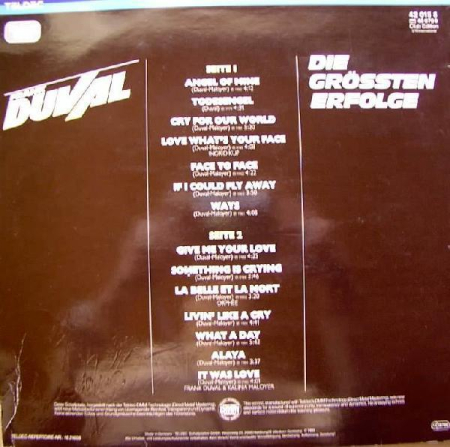 Frank Duval - Die Grössten Erfolge (Disc Vinil) [1]