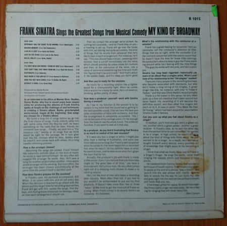 Frank Sinatra - My Kind Of Broadway, (Disc Vinil) [1]