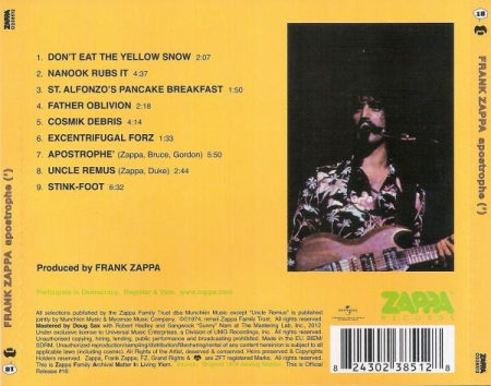 Frank Zappa - Apostrophe  (CD) [1]