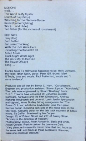 Frankie Goes To Hollywood - Welcome To The Pleasuredome (Caseta Audio) [1]