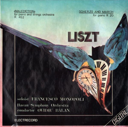 Discuri vinil - Franz Liszt - «Malediction» For Piano And Strings Orchestra R 452 / Scherzo And March For Piano R 20, (Disc Vinil)