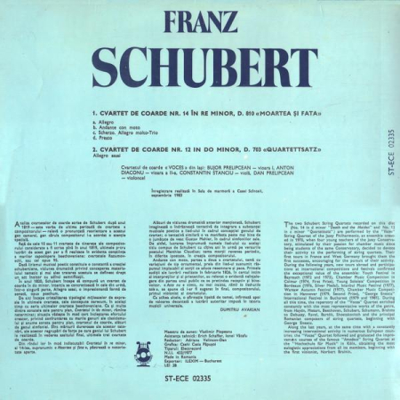 Franz Schubert - Quartet Nr. 14 In D Minor Death And The Maiden [1]