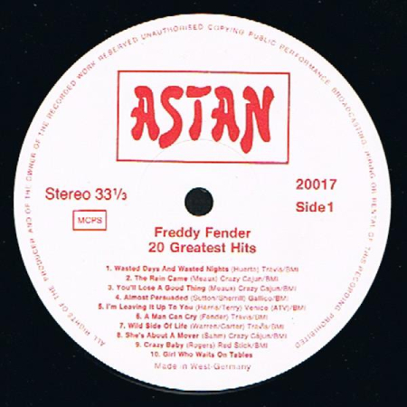 Freddy Fender  - 20 Greatest Hits [1]