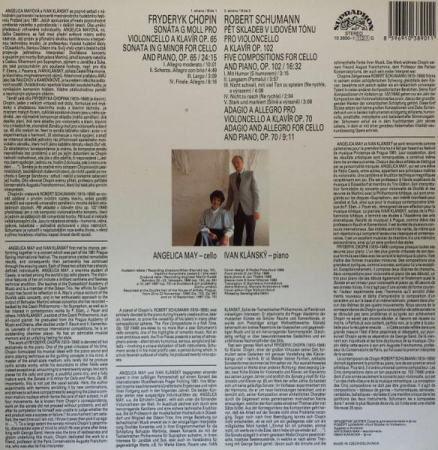 Frédéric Chopin - Sonata For Cello And Piano - Fünf Stücke Im Volkston - Adagio And Allegro (Disc Vinil) [1]