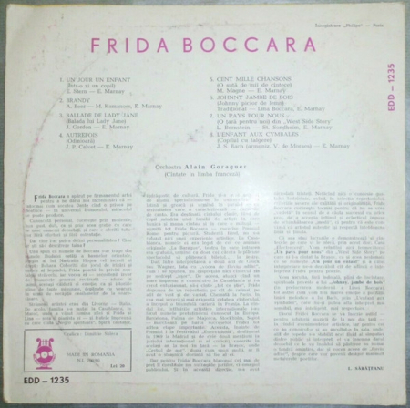 Frida Boccara - Frida Boccara (Disc Vinil) [1]