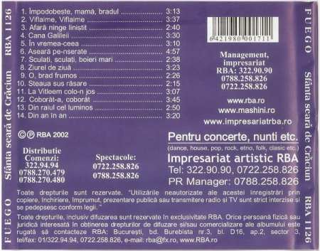 Fuego (7) – Sfântă Seară De Crăciun (CD) [1]