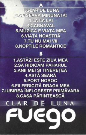 FUEGO  - Clar De Lună (Caseta Audio) [1]