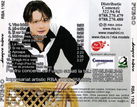 FUEGO  - ...Despre Iubire (CD) [1]