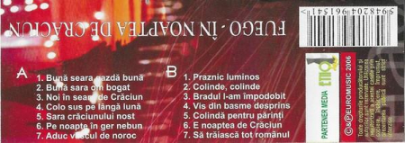 FUEGO  - În Noaptea De Crăciun (Colinde Și Cântece De Iarnă) (Caseta Audio) [1]