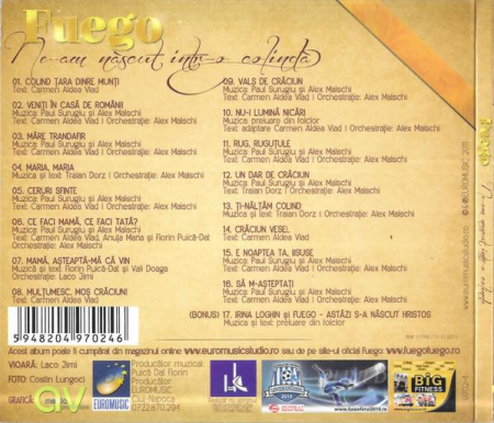 FUEGO  - M-am Născut Într-o Colindă (CD) [1]
