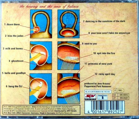 Fury In The Slaughterhouse - The Hearing And The Sense Of Balance, (CD) [1]