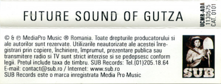 Future Groove - FSOG {Future Sound Of Gutza - Remixes & Dub Versions} , (Casetă Audio) [1]