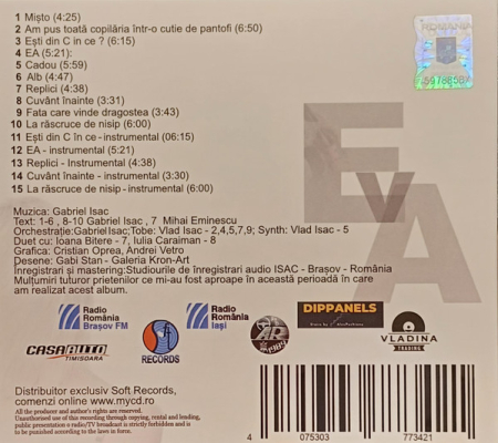 Gabriel Isac* – Eva (CD) [1]