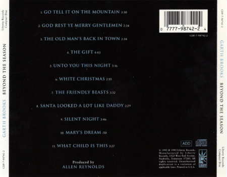 Garth Brooks - Beyond The Season (CD) [1]