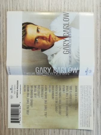 Casete audio - Gary Barlow - Twelve Months, Eleven Days (Caseta Audio)