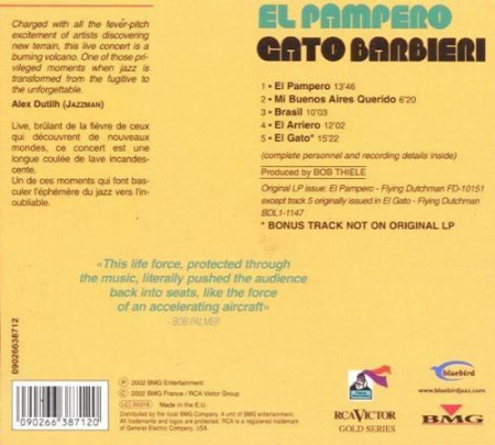 Gato Barbieri - El Pampero, (CD) [1]