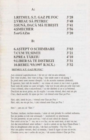 Gaz Pe Foc - orGAZm , (Casetă Audio) [1]