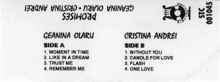 Geanina Olaru - Promises, (Casetă Audio) [1]