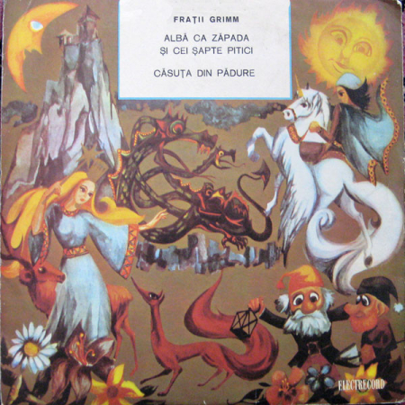 Discuri vinil - Gebrüder Grimm - Albă Ca Zăpada Și Cei Șapte Pitici / Căsuța Din Pădure, (Disc Vinil)