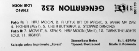 Generation 232 - Generation 232 (Caseta Audio) [1]