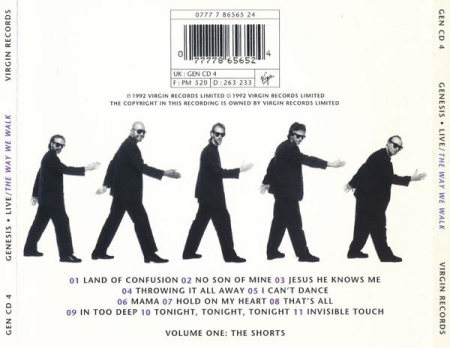 Genesis - Live / The Way We Walk (Volume One: The Shorts) [1]