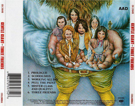Gentle Giant - Three Friends, (CD) [1]